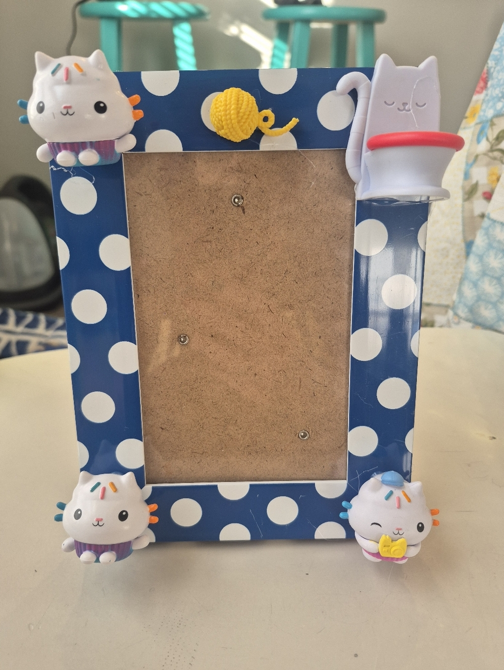 Gabbys dollhouse Themed Cakeys Cupcake Character Fun Frame Picture Frame Handmad